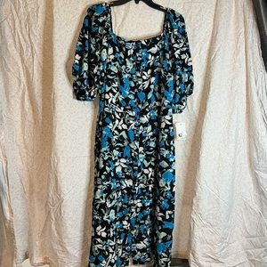 Blue Floral Dress